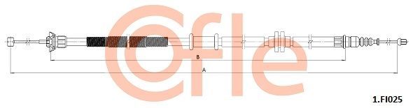 Trosas, stovėjimo stabdys COFLE 1.FI025