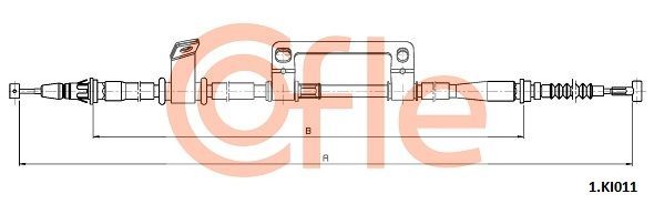 Trosas, stovėjimo stabdys COFLE 1.KI011
