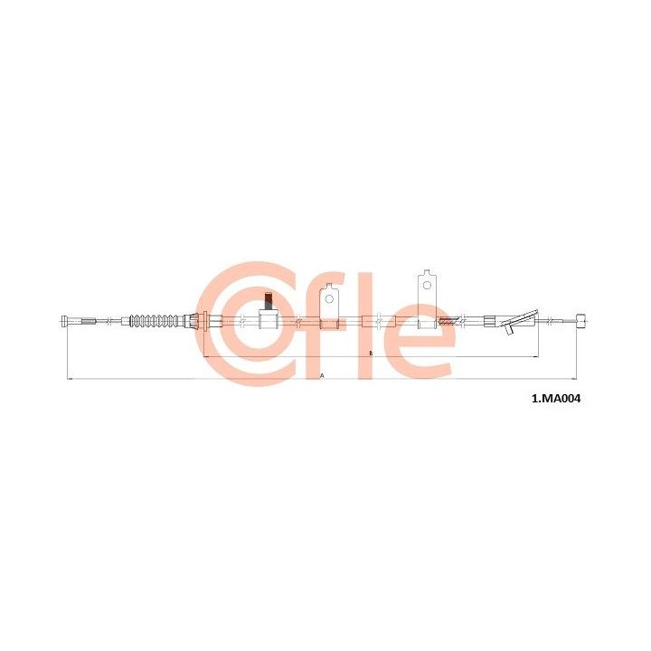 Trosas, stovėjimo stabdys COFLE 1.MA004