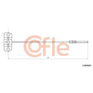 Trosas, stovėjimo stabdys COFLE 1.MA010