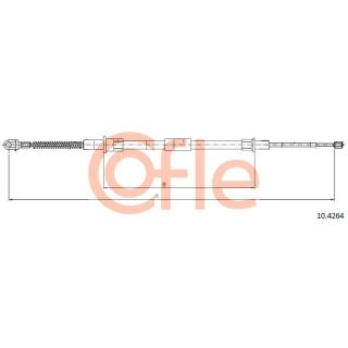 Trosas, stovėjimo stabdys COFLE 10.4264
