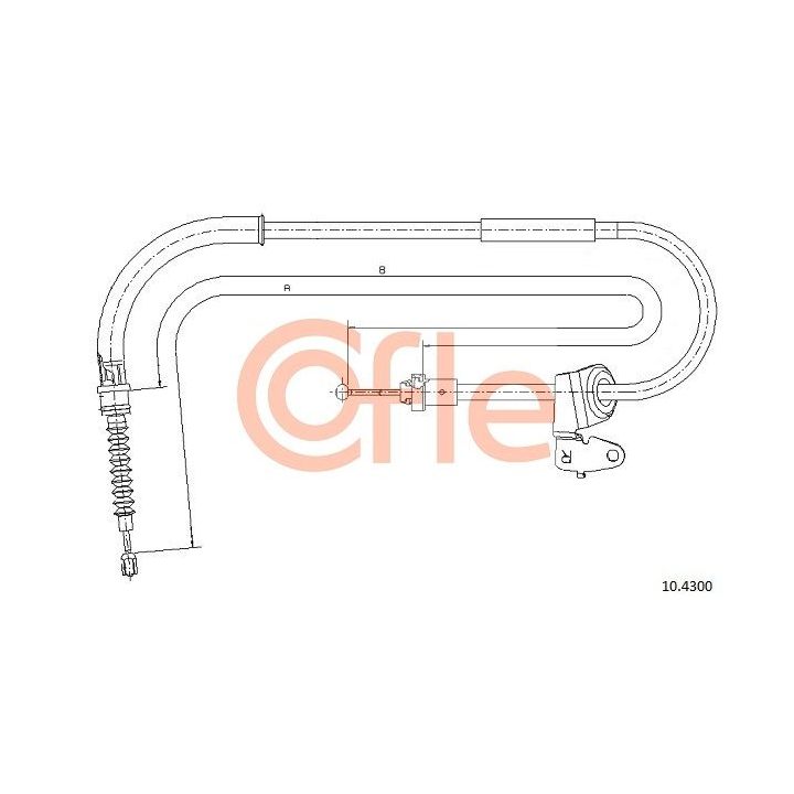 Trosas, stovėjimo stabdys COFLE 10.4300
