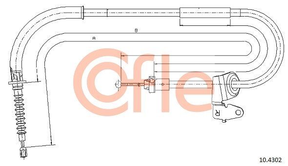 Trosas, stovėjimo stabdys COFLE 10.4302