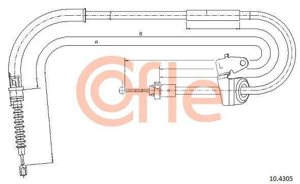 Trosas, stovėjimo stabdys COFLE 10.4305