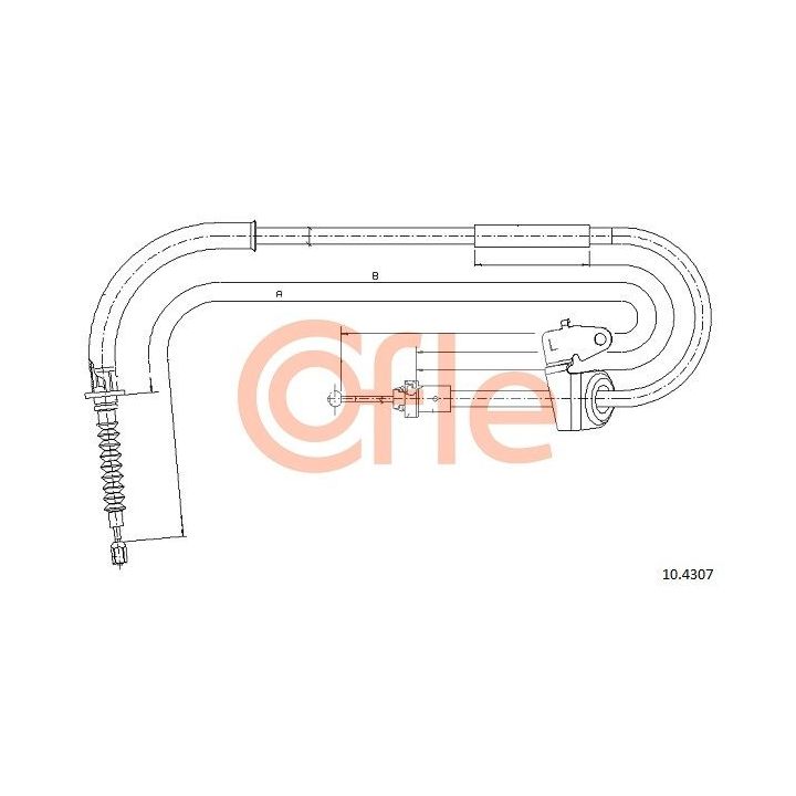 Trosas, stovėjimo stabdys COFLE 10.4307