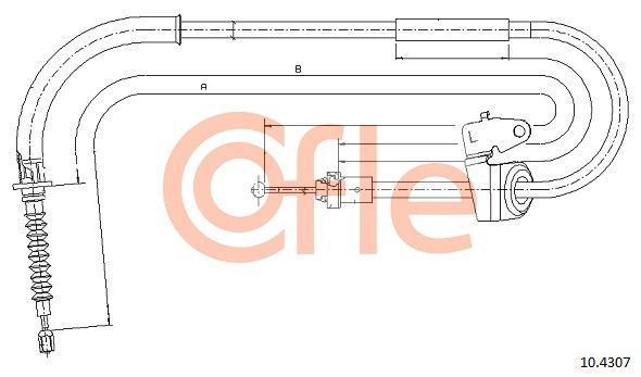 Trosas, stovėjimo stabdys COFLE 10.4307
