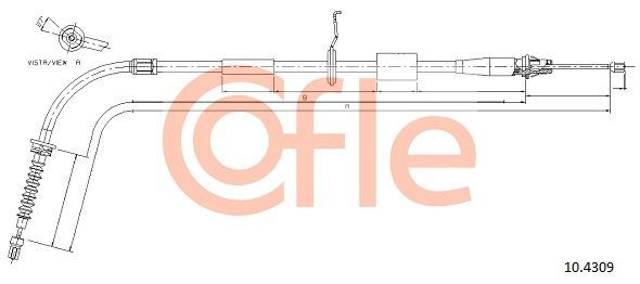 Trosas, stovėjimo stabdys COFLE 10.4309