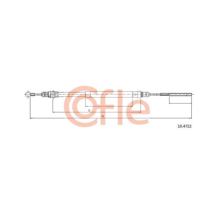 Trosas, stovėjimo stabdys COFLE 10.4722