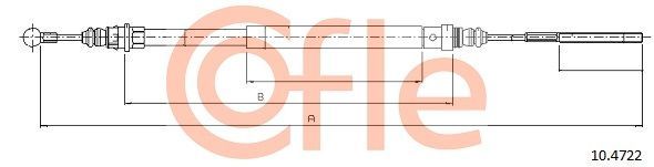 Trosas, stovėjimo stabdys COFLE 10.4722