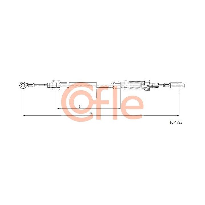 Trosas, stovėjimo stabdys COFLE 10.4723
