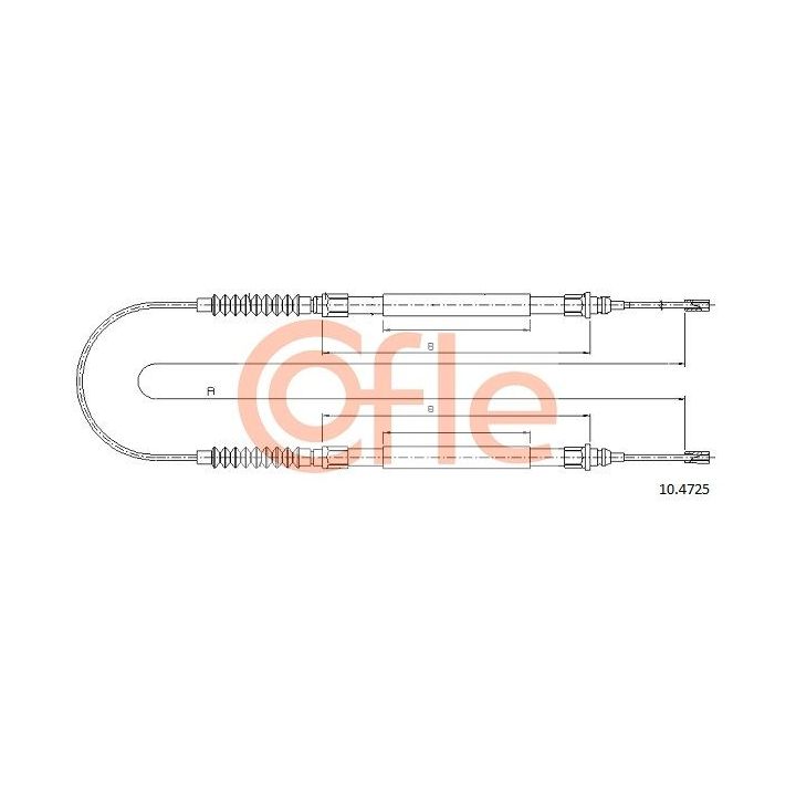 Trosas, stovėjimo stabdys COFLE 10.4725