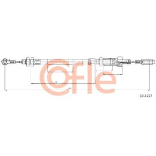 Trosas, stovėjimo stabdys COFLE 10.4727