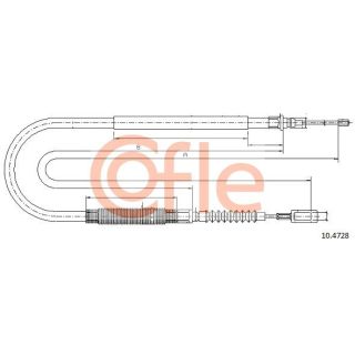 Trosas, stovėjimo stabdys COFLE 10.4728