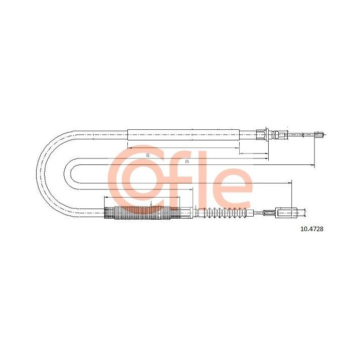 Trosas, stovėjimo stabdys COFLE 10.4728