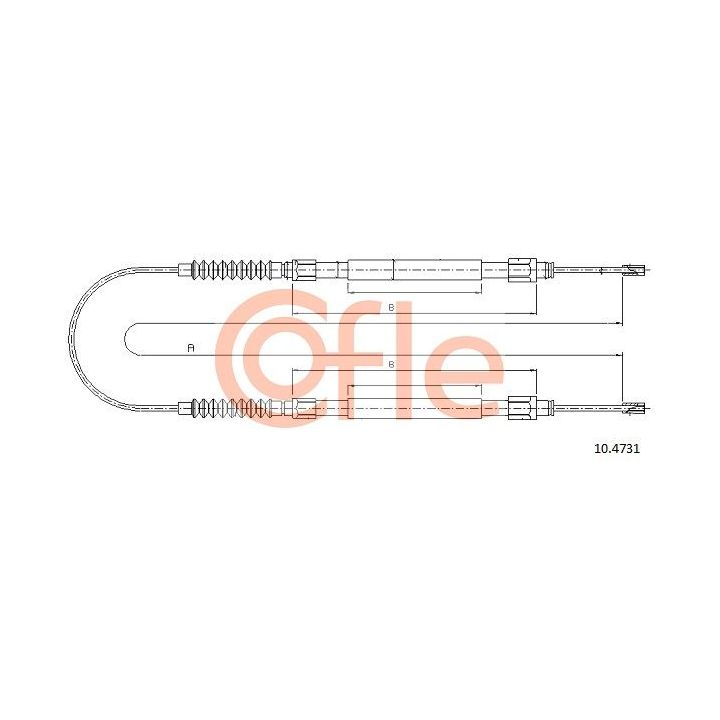 Trosas, stovėjimo stabdys COFLE 10.4731