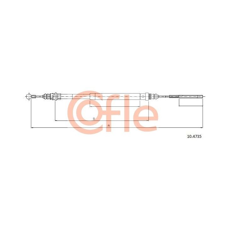 Trosas, stovėjimo stabdys COFLE 10.4735