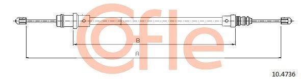 Trosas, stovėjimo stabdys COFLE 10.4736