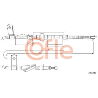Trosas, stovėjimo stabdys COFLE 10.5233