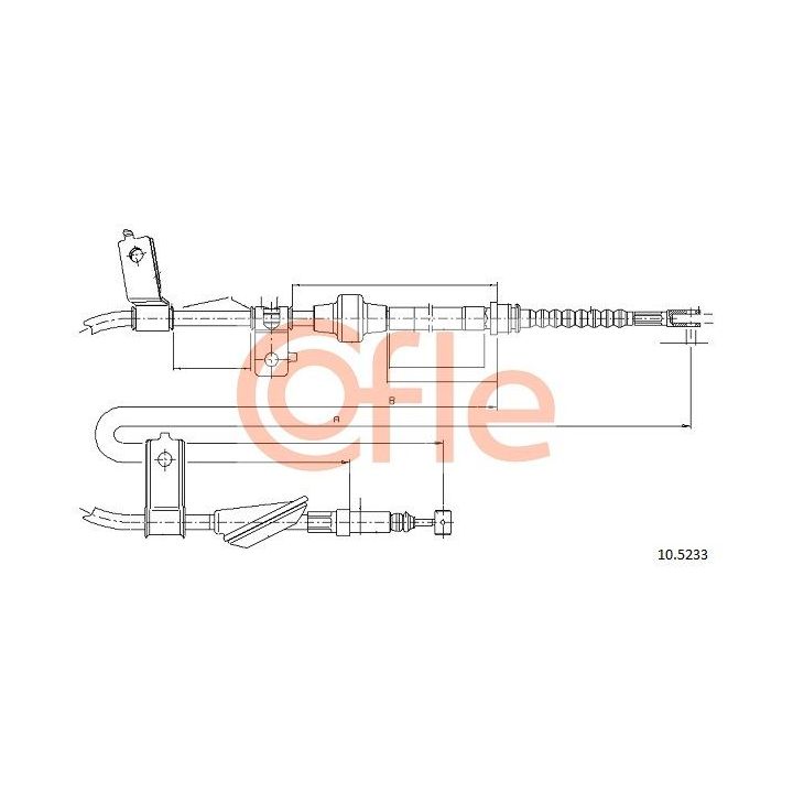Trosas, stovėjimo stabdys COFLE 10.5233