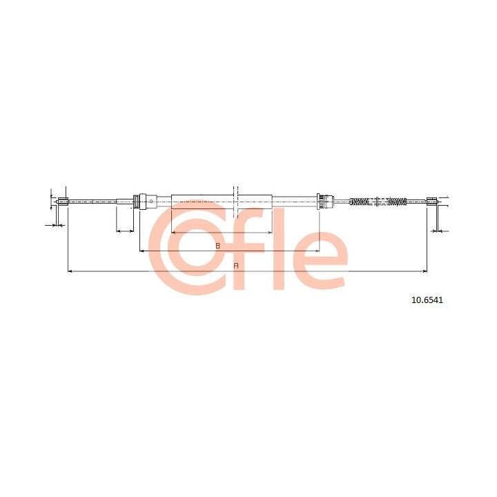 Trosas, stovėjimo stabdys COFLE 10.6541