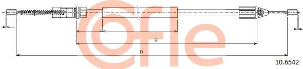 Trosas, stovėjimo stabdys COFLE 10.6542