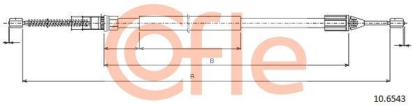 Trosas, stovėjimo stabdys COFLE 10.6543