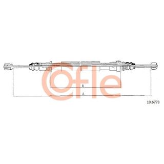Trosas, stovėjimo stabdys COFLE 10.6773