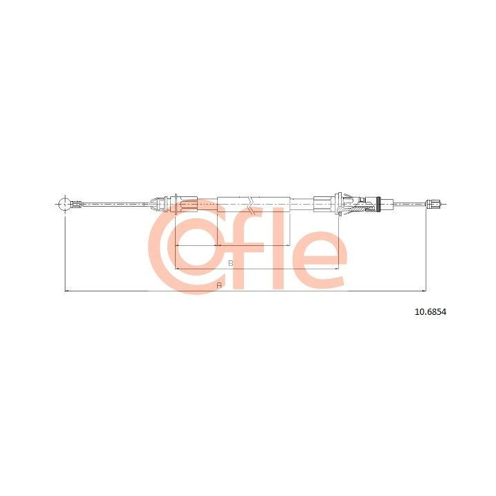 Trosas, stovėjimo stabdys COFLE 10.6854