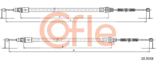 Trosas, stovėjimo stabdys COFLE 10.9338