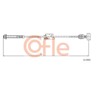 Trosas, stovėjimo stabdys COFLE 11.5452
