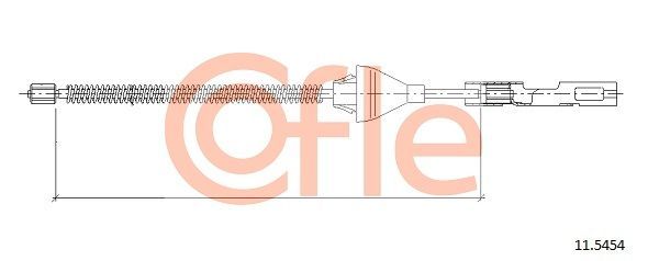 Trosas, stovėjimo stabdys COFLE 11.5454