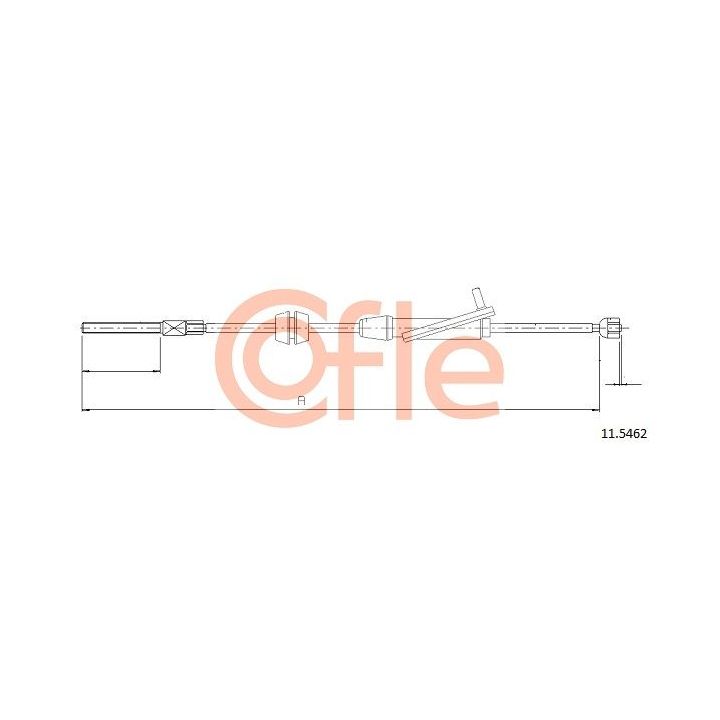 Trosas, stovėjimo stabdys COFLE 11.5462