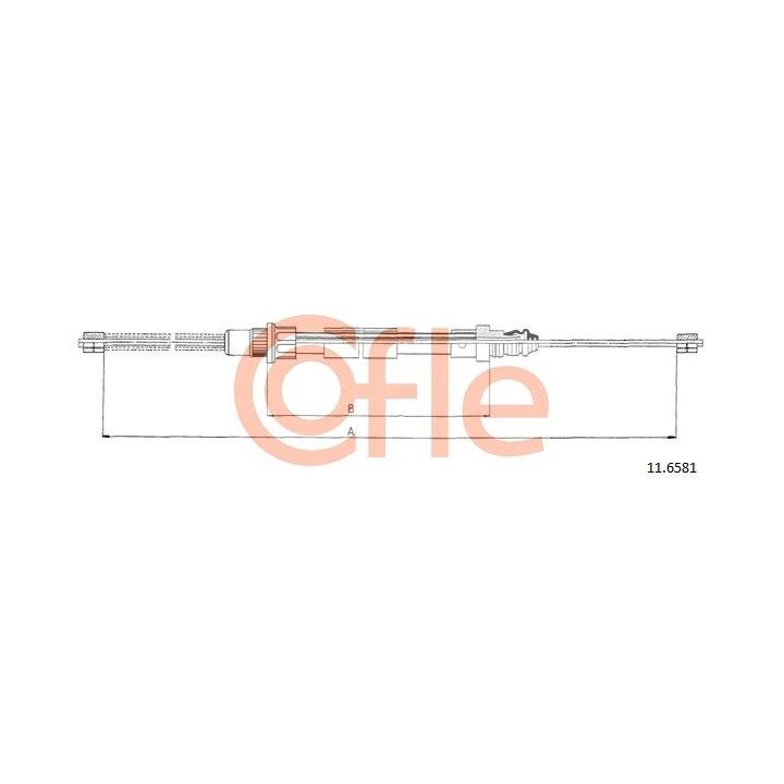 Trosas, stovėjimo stabdys COFLE 11.6581