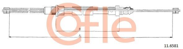 Trosas, stovėjimo stabdys COFLE 11.6581