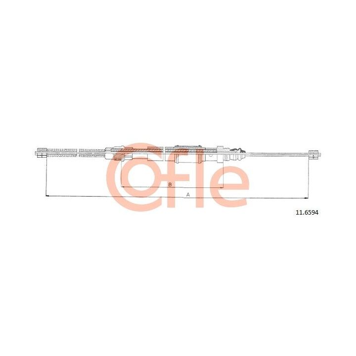 Trosas, stovėjimo stabdys COFLE 11.6594