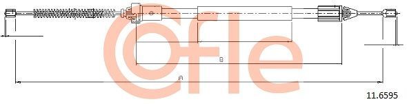 Trosas, stovėjimo stabdys COFLE 11.6595