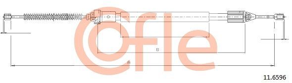 Trosas, stovėjimo stabdys COFLE 11.6596