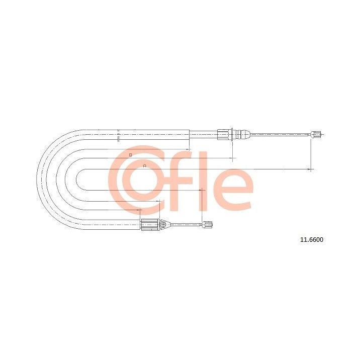 Trosas, stovėjimo stabdys COFLE 11.6600