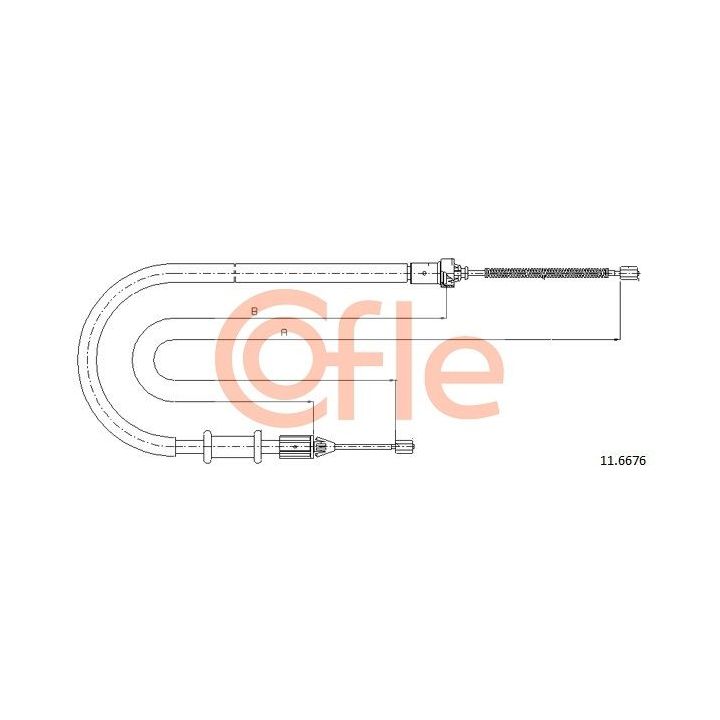 Trosas, stovėjimo stabdys COFLE 11.6676