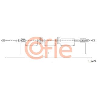 Trosas, stovėjimo stabdys COFLE 11.6679