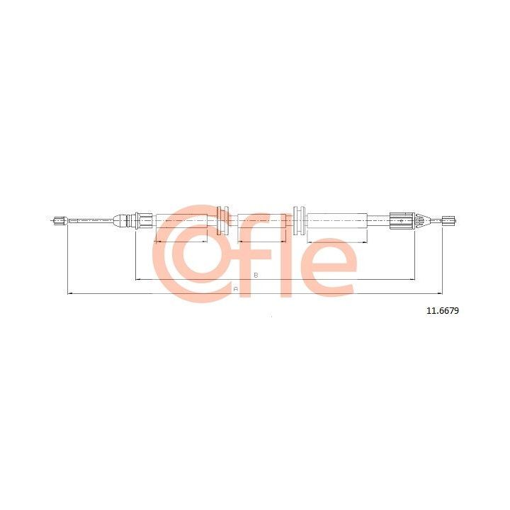 Trosas, stovėjimo stabdys COFLE 11.6679