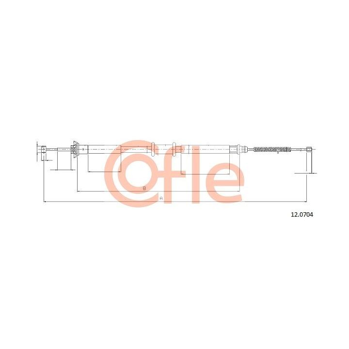 Trosas, stovėjimo stabdys COFLE 12.0704