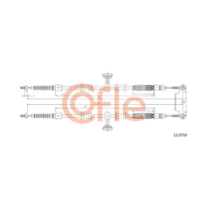 Trosas, stovėjimo stabdys COFLE 12.0710