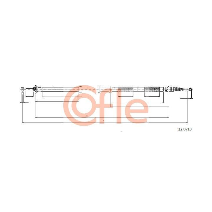 Trosas, stovėjimo stabdys COFLE 12.0713