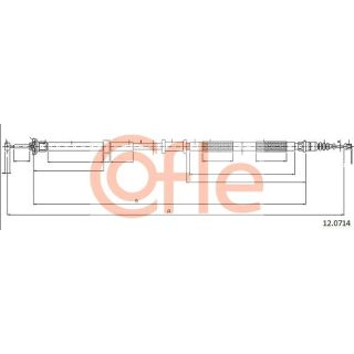 Trosas, stovėjimo stabdys COFLE 12.0714