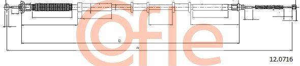 Trosas, stovėjimo stabdys COFLE 12.0716