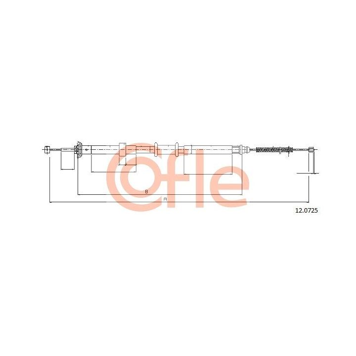 Trosas, stovėjimo stabdys COFLE 12.0725