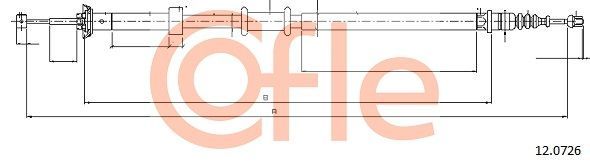 Trosas, stovėjimo stabdys COFLE 12.0726