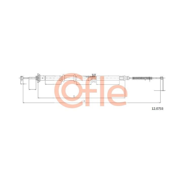 Trosas, stovėjimo stabdys COFLE 12.0733