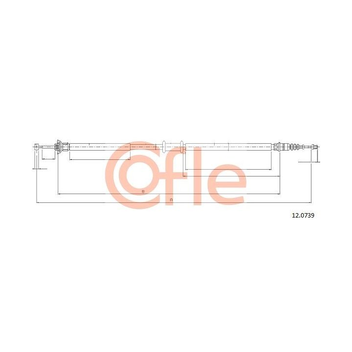 Trosas, stovėjimo stabdys COFLE 12.0739